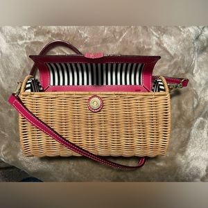 Frances Valentine Wicker Purse